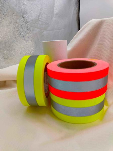 Quality Sew On Retro Reflective Safety Tape For Clothing Clothes 100% Cotton M Aramid ENISO20471 ANSI 107 for sale