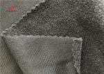 Grey Coloure Brushed Nylon Spandex Tricot Fabric Jersey Tricot Fabric For Hook