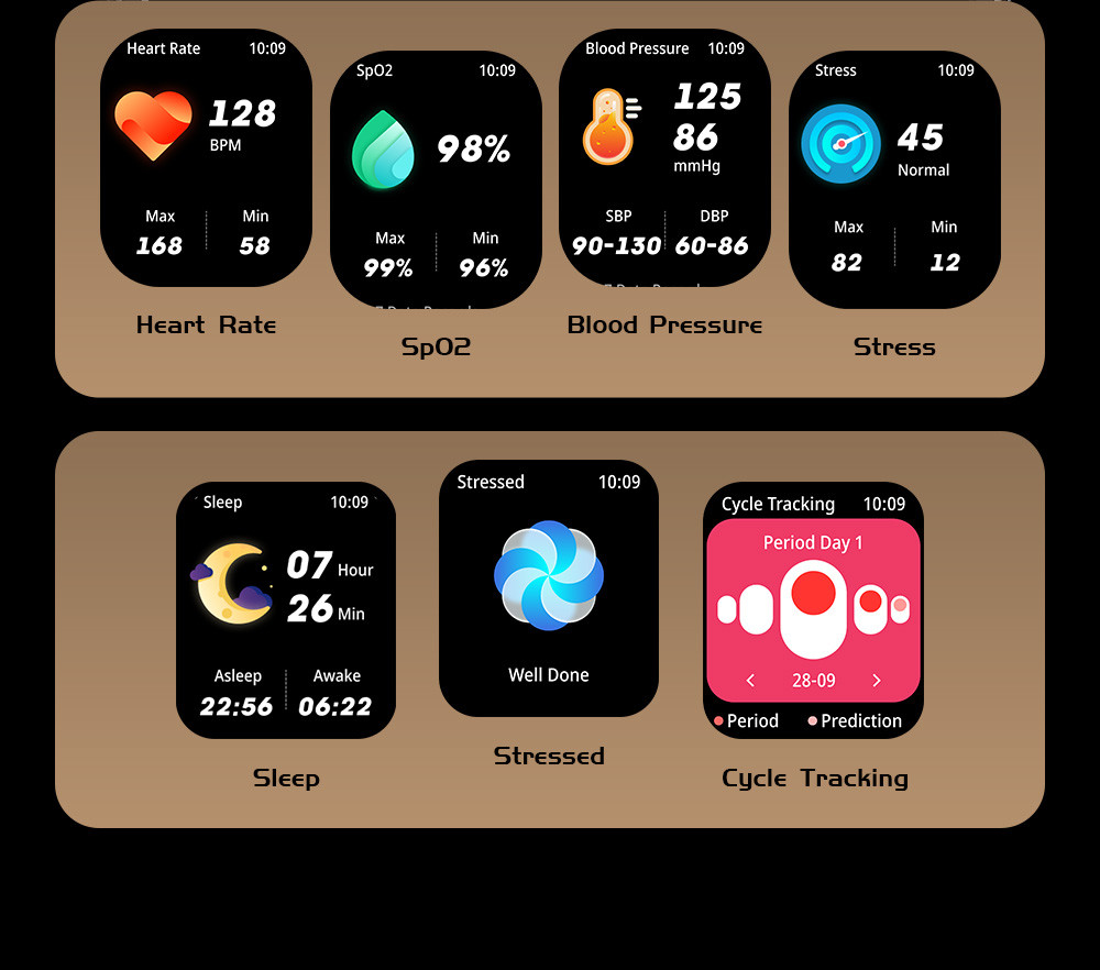 Men Call Outdoor Health C28 SmartWatch Heart Rate Monitor Waterproof Sports Fitness