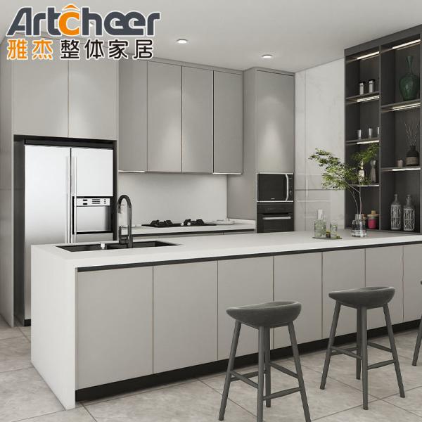 Buy cheap Modern Kitchen Furniture Kitchen Cabinet Set with Outdoor BBQ Design and Sofa Close Hinges from wholesalers