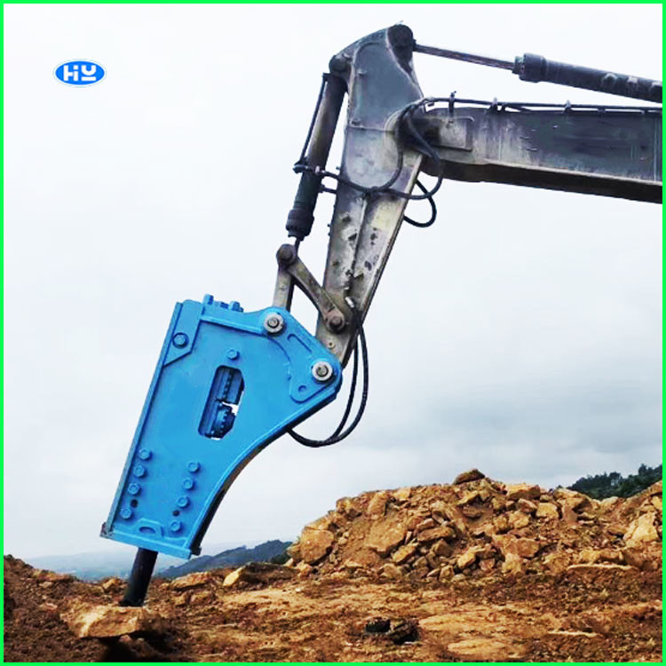 120mm Chisels Excavator Jack Hammer 120 L/MIN 40Cr Hydraulic Breaker