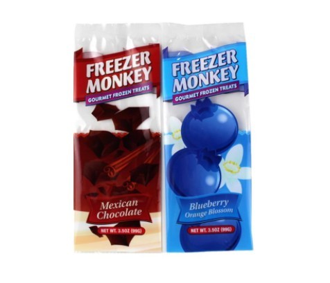 High Quality clear plastic custom printed PE ice popsicle packaging bags