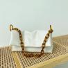 Buy cheap Zippered Small Underarm Bag 32cm 18cm White Leather Crossbody Bag from wholesalers