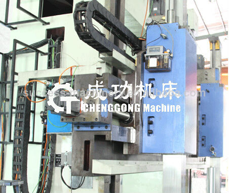 SCVT400H/W double column cnc vertical turning lathe machine with full cover design