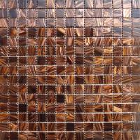 Buy cheap Waterproof Gold Line Series Glass Mosaic Tile For Bar / Countertop product
