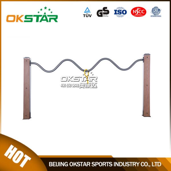 Buy cheap fitness equipment for elderly wood outdoor fitness equipment for old people from wholesalers