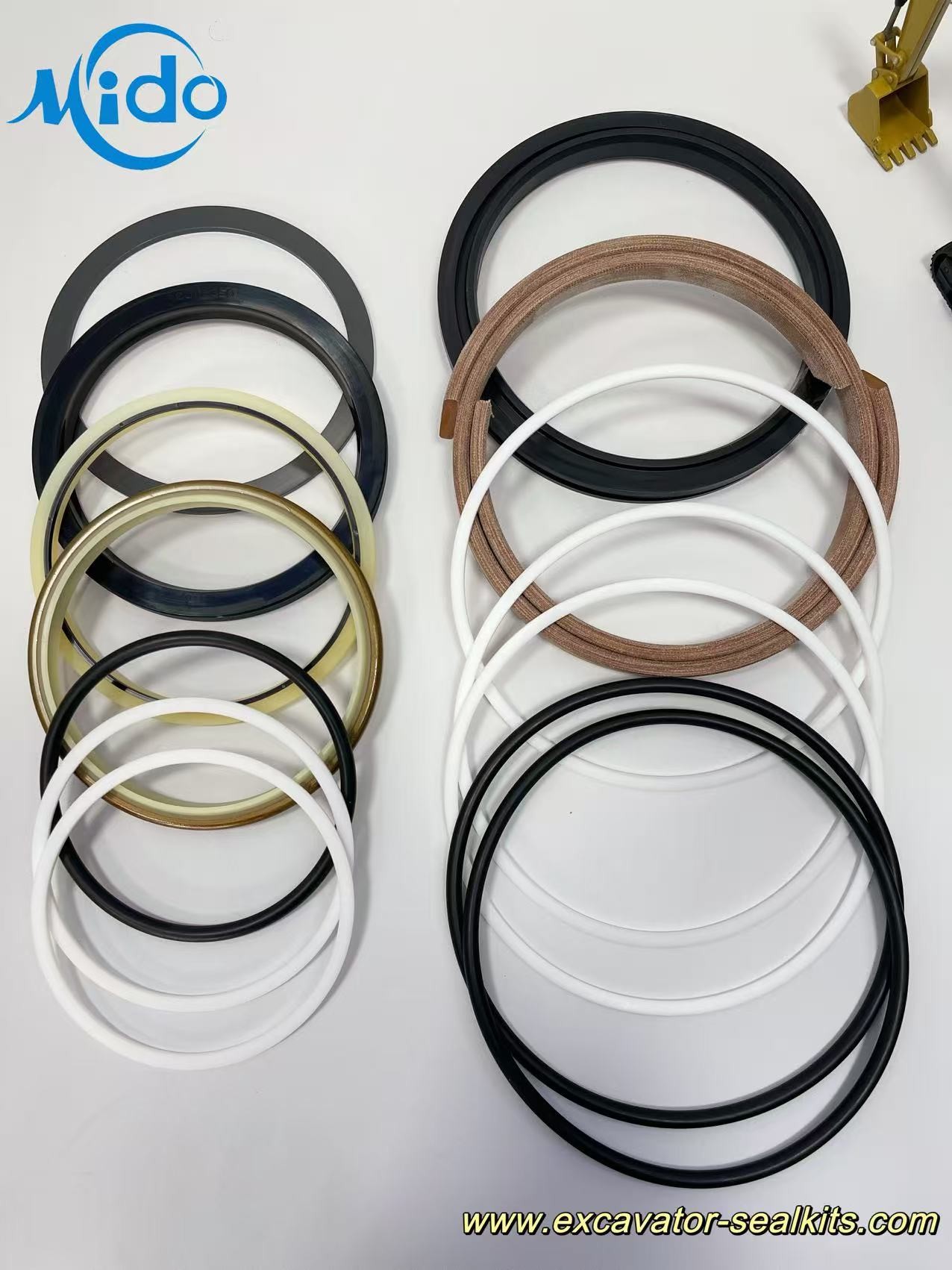 Hydraulic Oil Seal Kit Fits PC200-7/PC200LC-7 Part No 707-99-45230 Bucket Kit For Komastu Excavator