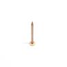Buy cheap 40MM X 2.8 Big Flat Head Copper Clout Nails Four Hollow Shank Type from wholesalers