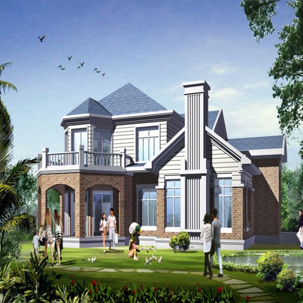 Premade Light Steel Prefab House Rock Wool Heat Insulation XPS Panel Modern