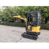 Buy cheap mini Excavator 0.02 to 0.5 M3 operating weight 1000kg rubber or steel track from wholesalers