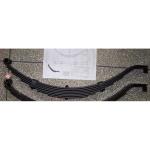 3 Leaf Parabolic Trailer Slipper Springs 1820MM OEM 390 KG ISO9001