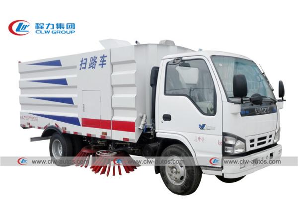 Buy cheap EURO 4 5 Ton ISUZU LHD Vacuum Road Sweeper Truck from wholesalers