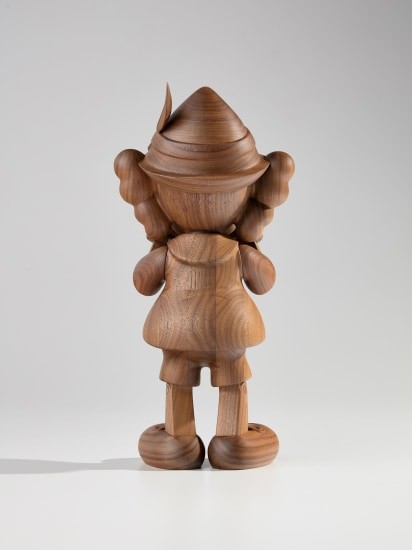 Floor Standing Large Wooden Pinocchio For Exhibition Sculpture