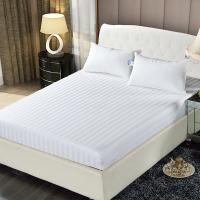 Buy cheap Luxurious Cotton Sateen Stripe Bed Sheet Set with 233/300/400 Thread Count for product