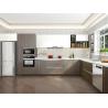 Buy cheap Melamine MDF Ready Made Cupboards Gray Kitchen Cabinets Wall Mounted from wholesalers