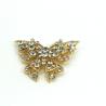 Buy cheap Fashion Gold Butterfly Brooch , Diamond Butterfly Pin 5cm×5.5cm Size from wholesalers