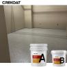 Buy cheap Colored Flakes Epoxy Resin Floor Coating High Gloss Grey Finishes from wholesalers