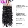 Buy cheap Brazilian Transparent Lace Closure , Deep Curly Lace Closure With Baby Hair ALL Color from wholesalers