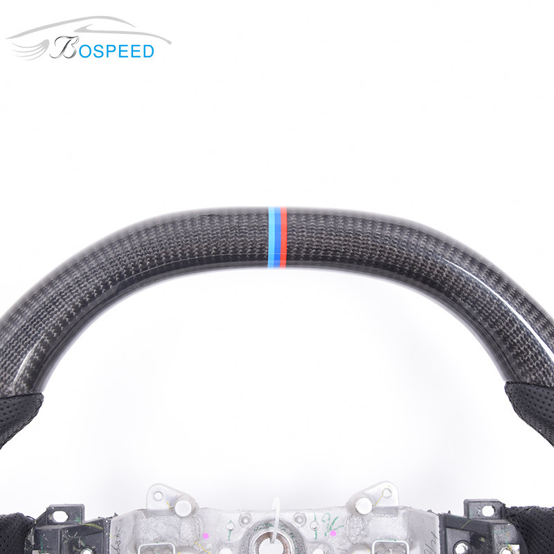 High Gloss Gr Corolla Steering Wheel Carbon Fiber Perforated Leather