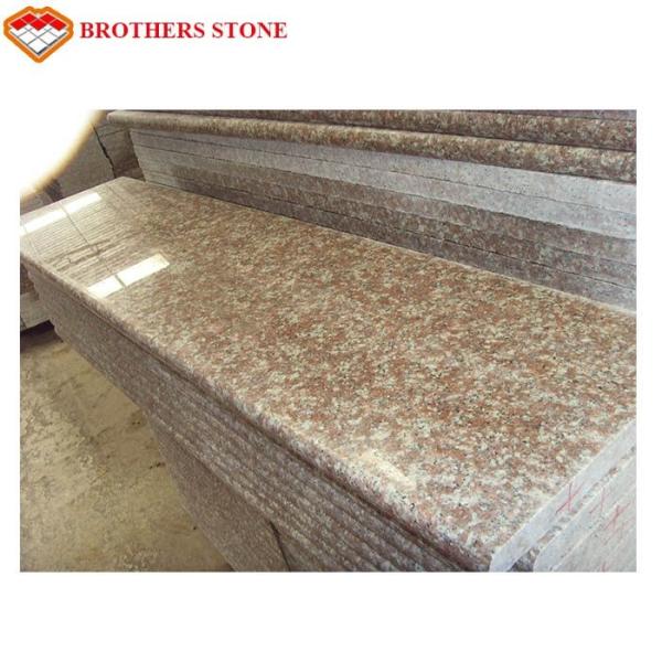 Buy cheap Popular G687 Granite Stone Slabs , Peach Pink Granite Patio Slabs Custom Size from wholesalers
