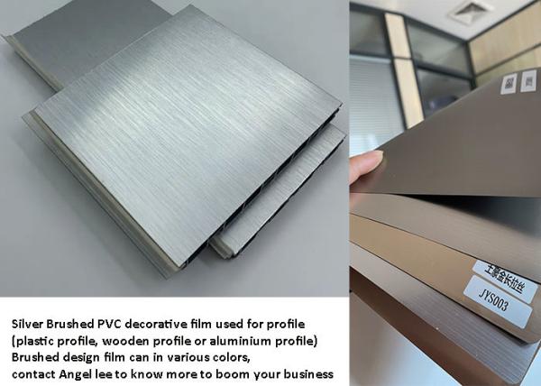 Buy cheap Waterproof PVC Decorative Film Thickness 0.14mm Free Coating from wholesalers