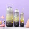 Buy cheap 3PCS Sports Water Bottles With Straw Motivational 64oz 32oz 10oz Leakproof Half Gallon 2L Water Jugs For Sports Office Gym from wholesalers