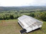 Outside Clear Span Tent , White Marquee Corporate Event Tent Cement Floor