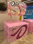 Pantone Corrugated POP Cardboard Counter Display Stands Advertising