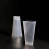 Buy cheap 500ml BPA Free Plastic PP Cup With Flat / Dome Lid For Takeaway Juice And Boba Tea from wholesalers