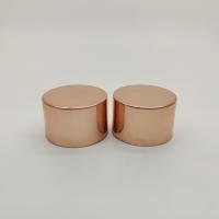 Buy cheap Anodized Aluminum Double Wall Cap , Rose Golden 24 410 Bottle Cap product