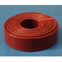 Buy cheap Alkali Free Silicone Rubber Fiberglass Sleeving Flame Retardant Noise Reduction product