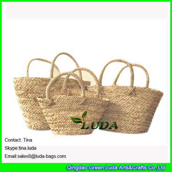 Buy cheap LUDA sea grass straw purses for summer popular palm straw bags from wholesalers