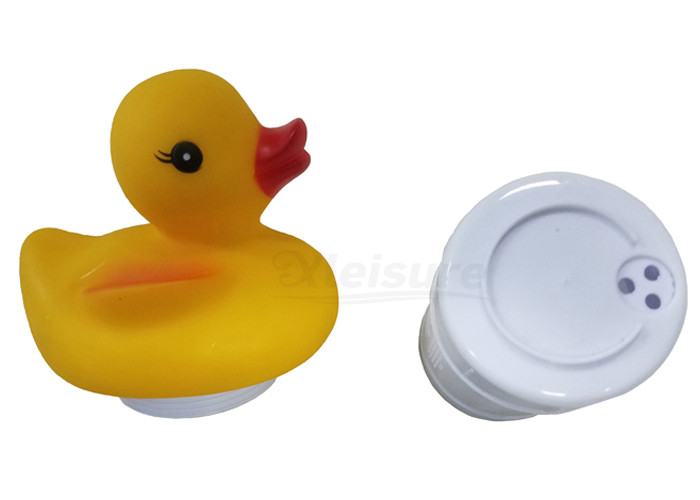 Duck Chlorine Floater , Collapsible Floating Chlorine Dispenser Release Adjustable For Hot Tub