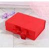 Buy cheap Custom Logo Printing Paper Magnetic Closure Gift Box With Ribbon Luxury Style from wholesalers
