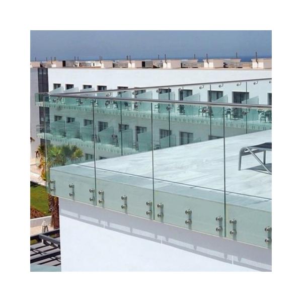 Buy cheap Double Glazing Tempered Glass Railing 15mm Thick Glass Fence Outdoor from wholesalers