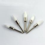 Pointed Dental Prophy Brush Dental Use Soft Colorful Nylon Tapered Head Shape