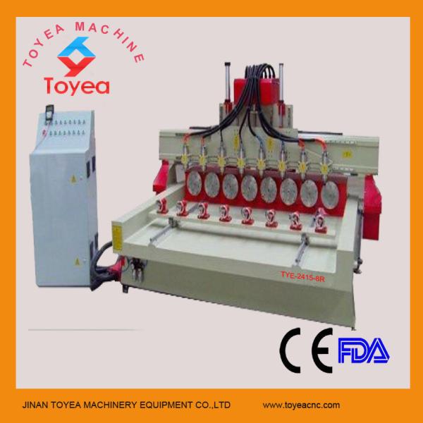 Buy cheap 8 spindles Europe furniture CNC Wood engraving machine TYE-2415-8R from wholesalers