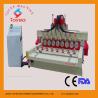Buy cheap 8 spindles Wood cnc engraver machine TYE-2415-8R from wholesalers