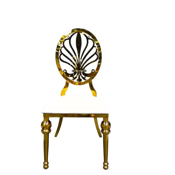 Buy cheap Fully Assembled 250KG Load Stainless Steel Hotel Chair For Wedding from wholesalers