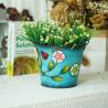 Buy cheap Round Metal Flower Pot Decoration Indoor / Outdoor Garden Metal Ornaments from wholesalers