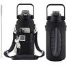 Buy cheap Half Gallon Water Bottle With Sleeve 64oz (2L) Inspirational Water Bottle With Straw and Time Stamp, from wholesalers