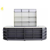 Buy cheap 3400x600x2100mm Supermarket Checkout Stands , CR Steel Modern Retail Checkout product