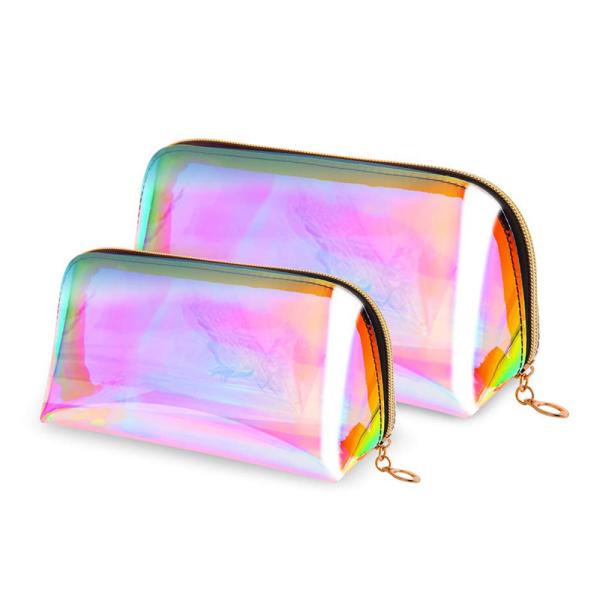 Buy cheap Girls Waterproof Portable Toiletry Bag With Gold Zipper from wholesalers