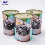 Food Safety Round Tin Box 700g 800g 900g Tinplate Can With Aluminum Lid