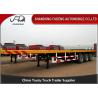 Buy cheap 40 Feet High Flatbed Container Trailer For Container / Cement Bags Transport from wholesalers
