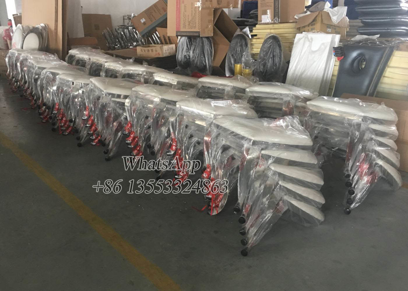 Stainless Steel And Leather Dining Chairs From Furniture Factory (YS-4)