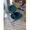 Buy cheap Golden SS Frame Fabric Upholstery Hotel Restaurant Furniture Hotel Dining Room Chairs from wholesalers