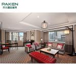 Customized Hilton Hotel Light Wood Bedroom Set