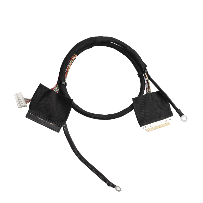 ACES 50204-040 LVDS Cable Assembly 980mm Length 30 AWG Lvds Coaxial Cable
