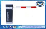 Bidirectional Automatic Boom Barrier 6 Meters Length AC Motor Round Arm CE